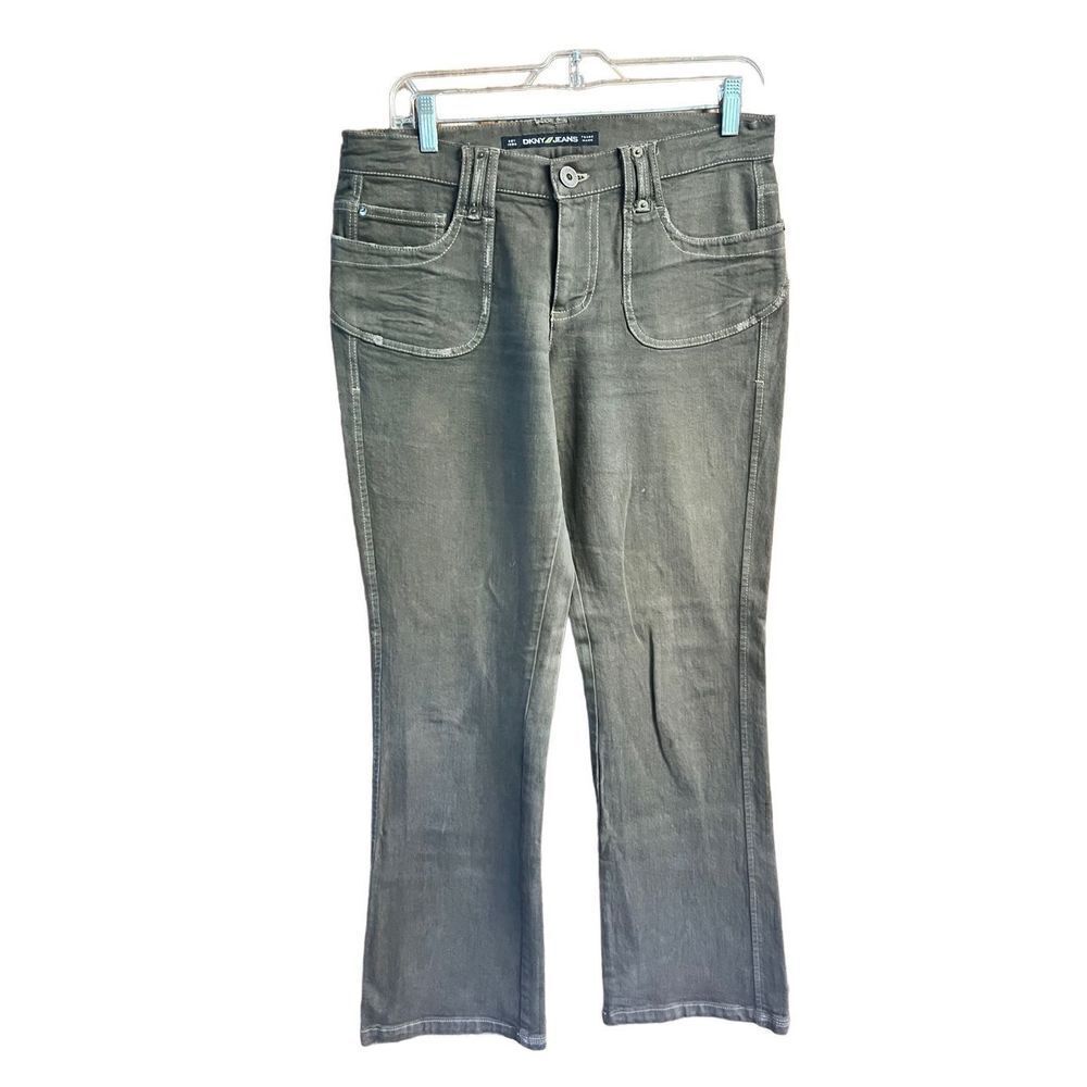 Dkny Womans Brown Jeans Sz 6